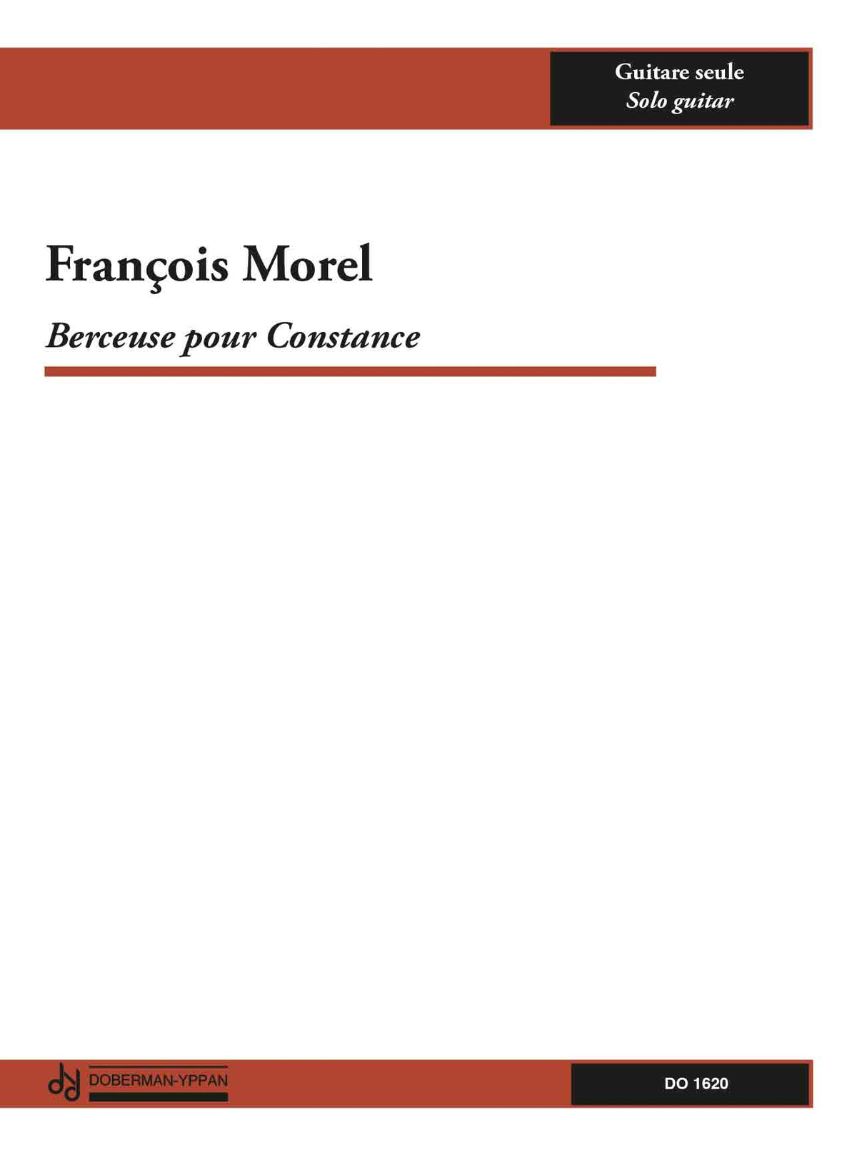 Morel: Berceuse pour Constance