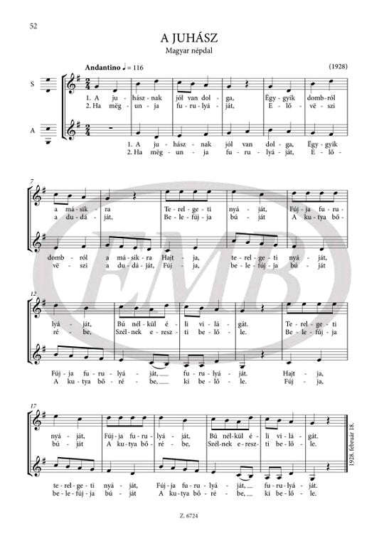 Kodály: Choral Works for Children's and Female Voices