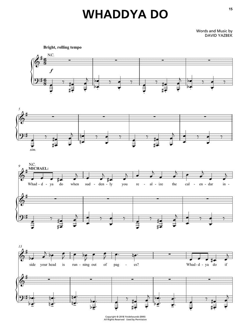 Tootsie - Vocal Selections