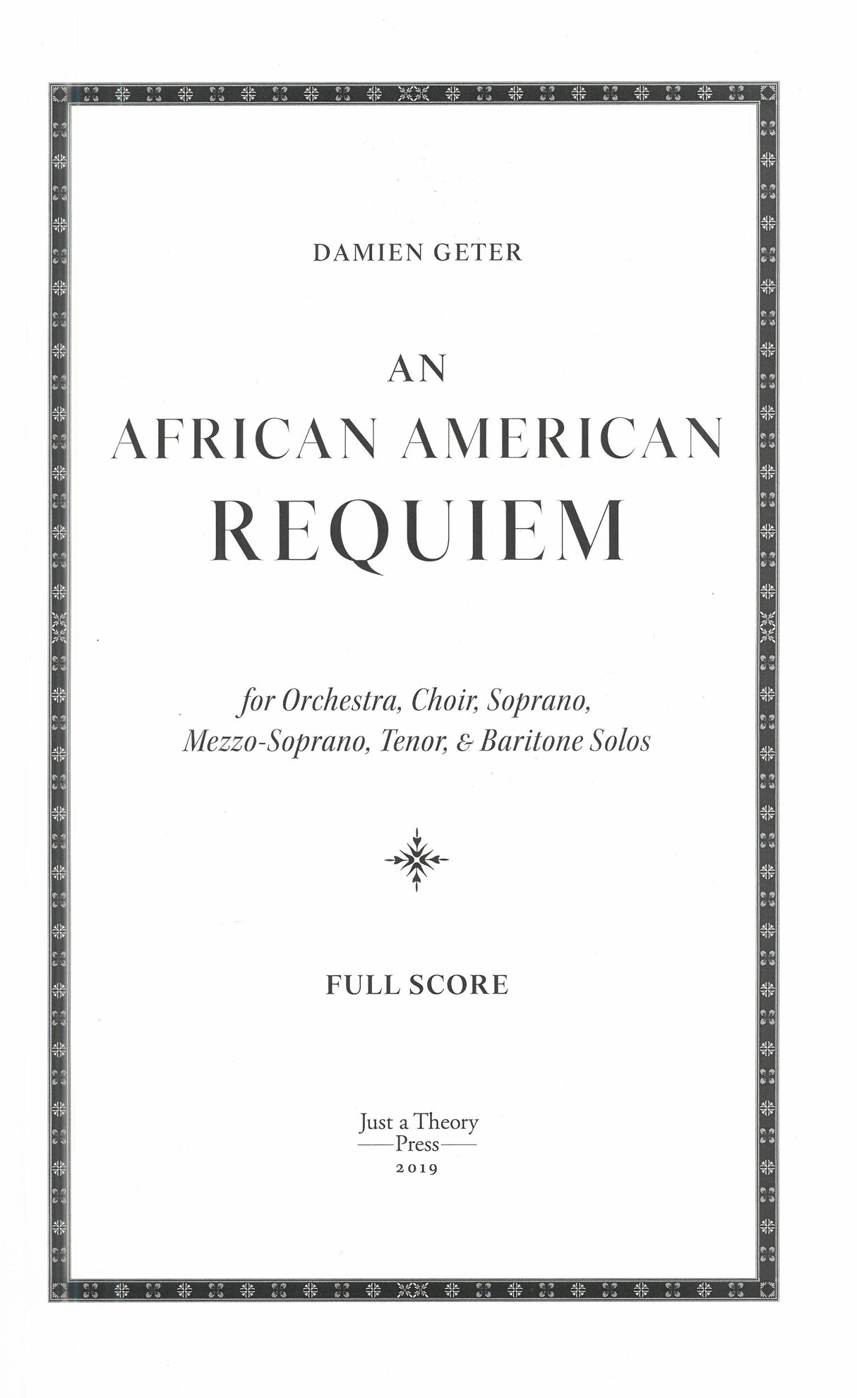 Geter: An African American Requiem