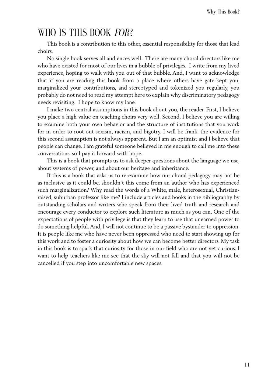 Teaching with Respect: Inclusive Pedagogy for Choral Directors (Second Edition)