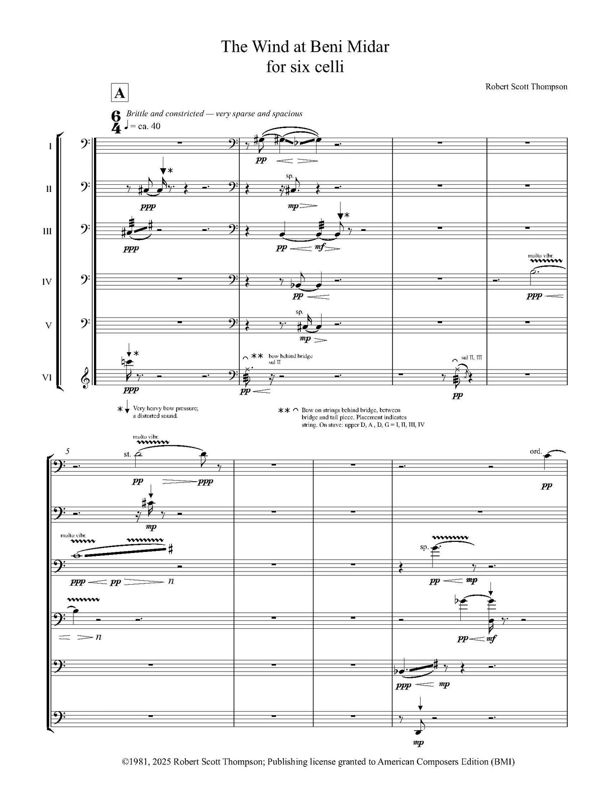 R.S. Thompson: The Wind at Beni Midar