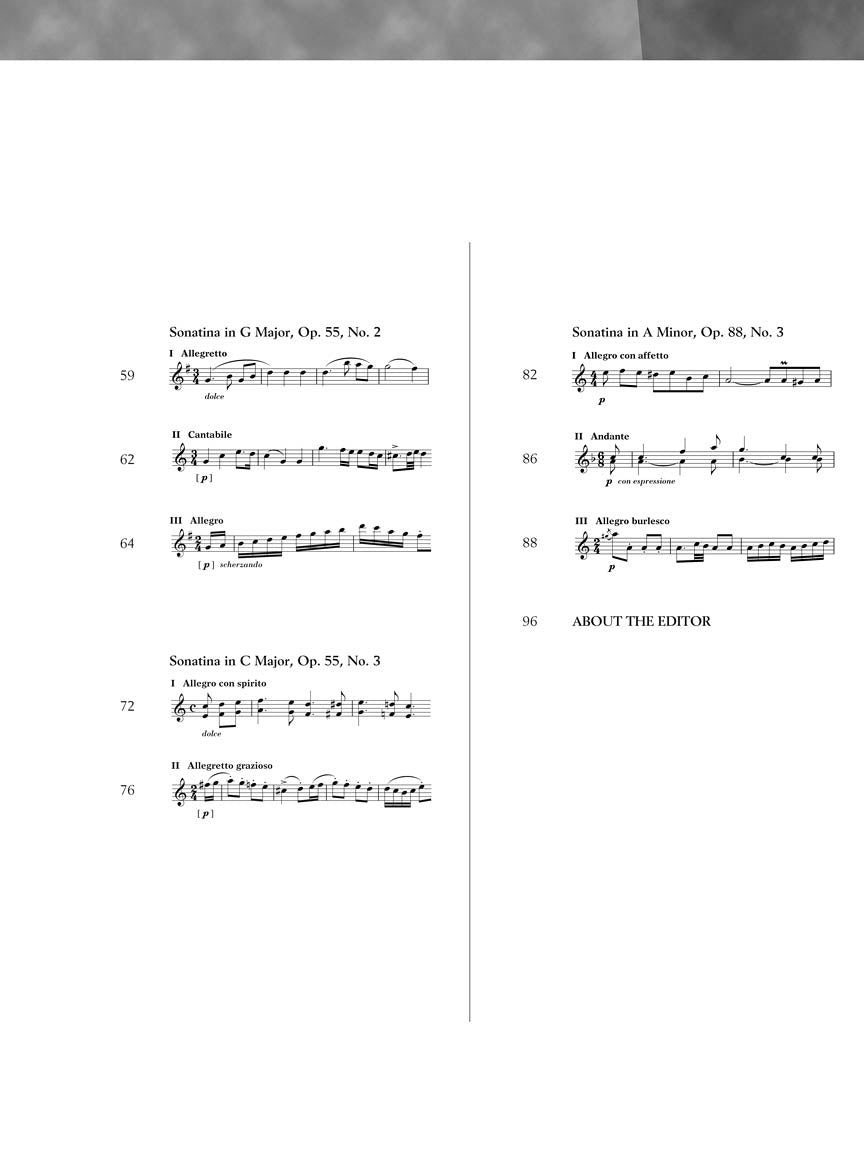 Kuhlau: Selected Sonatinas