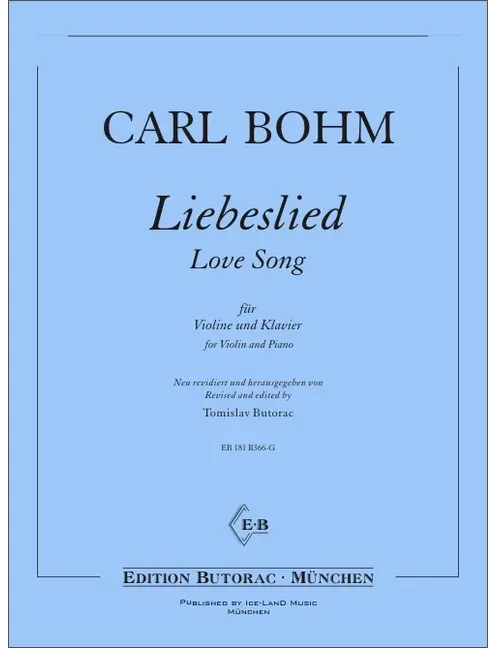 Bohm: Liebeslied from Miniatur-Bilder