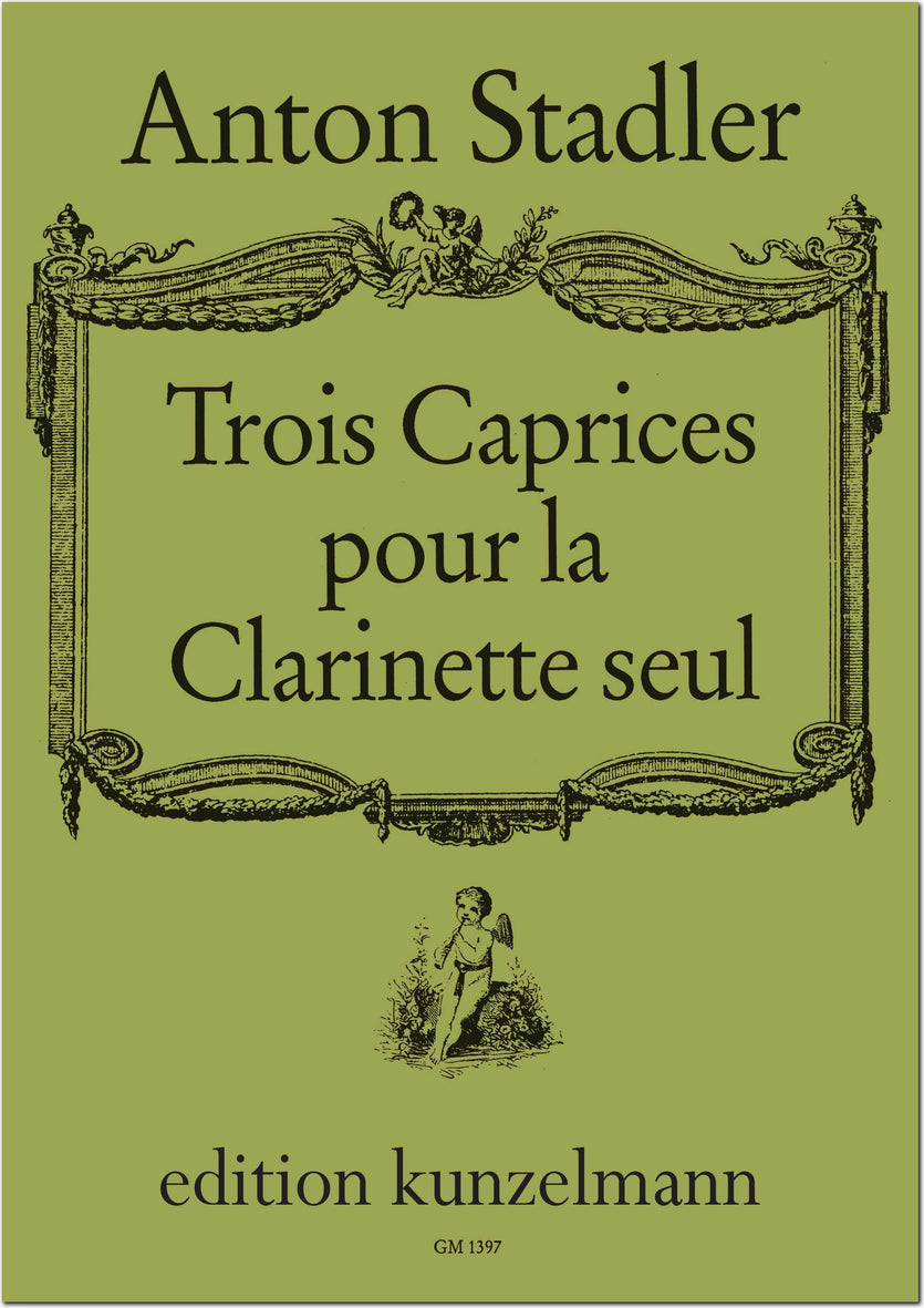 Stadler: Trios caprices pour la clarinette seule