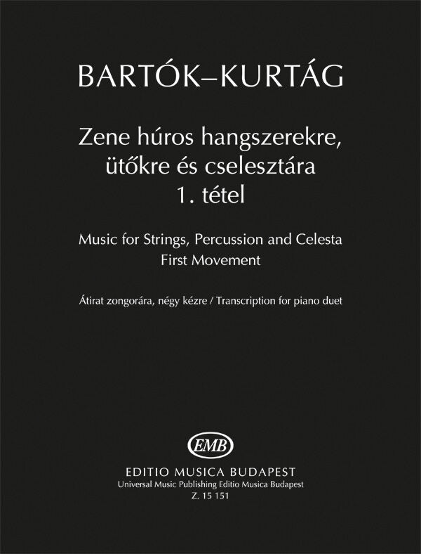 Bartók-Kurtág: Music for Strings, Percussion and Celesta - First Movement (arr. for 2 pianos)