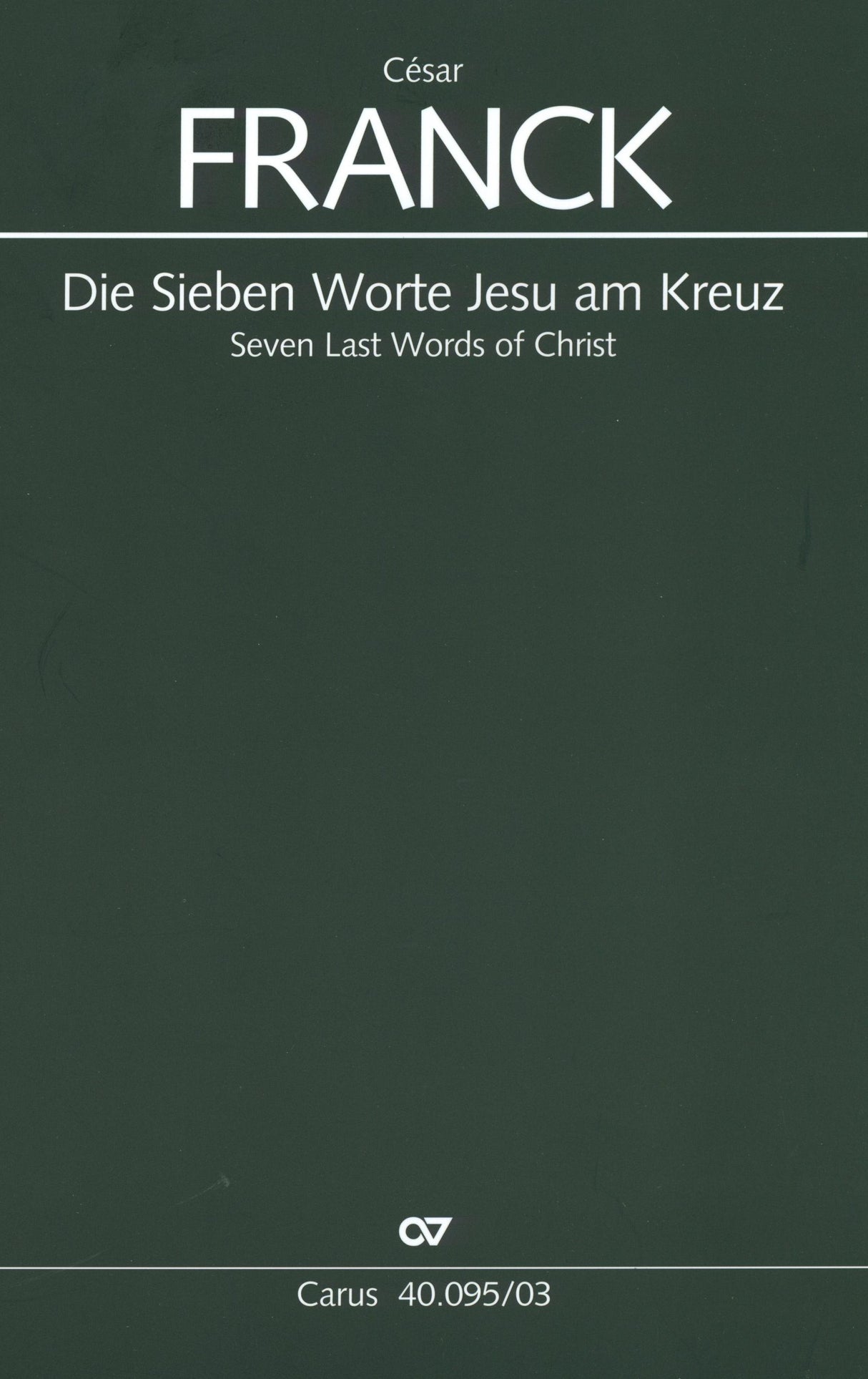 Franck: Seven Last Words of Christ