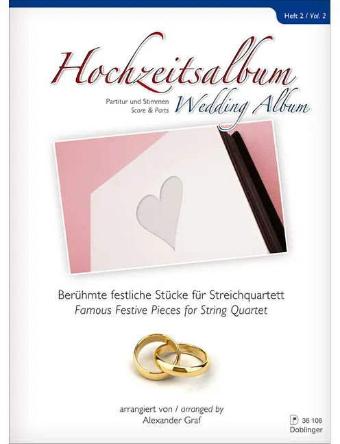 Wedding Album (Famous Festive Pieces for String Quartet) - Volume 2