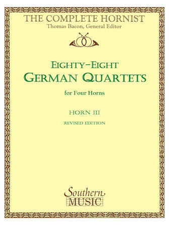 88 German Quartets (arr. for 4 horns)