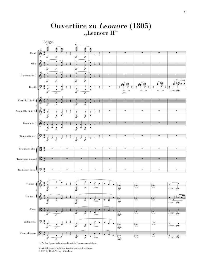 Beethoven: Overtures to the opera Leonore