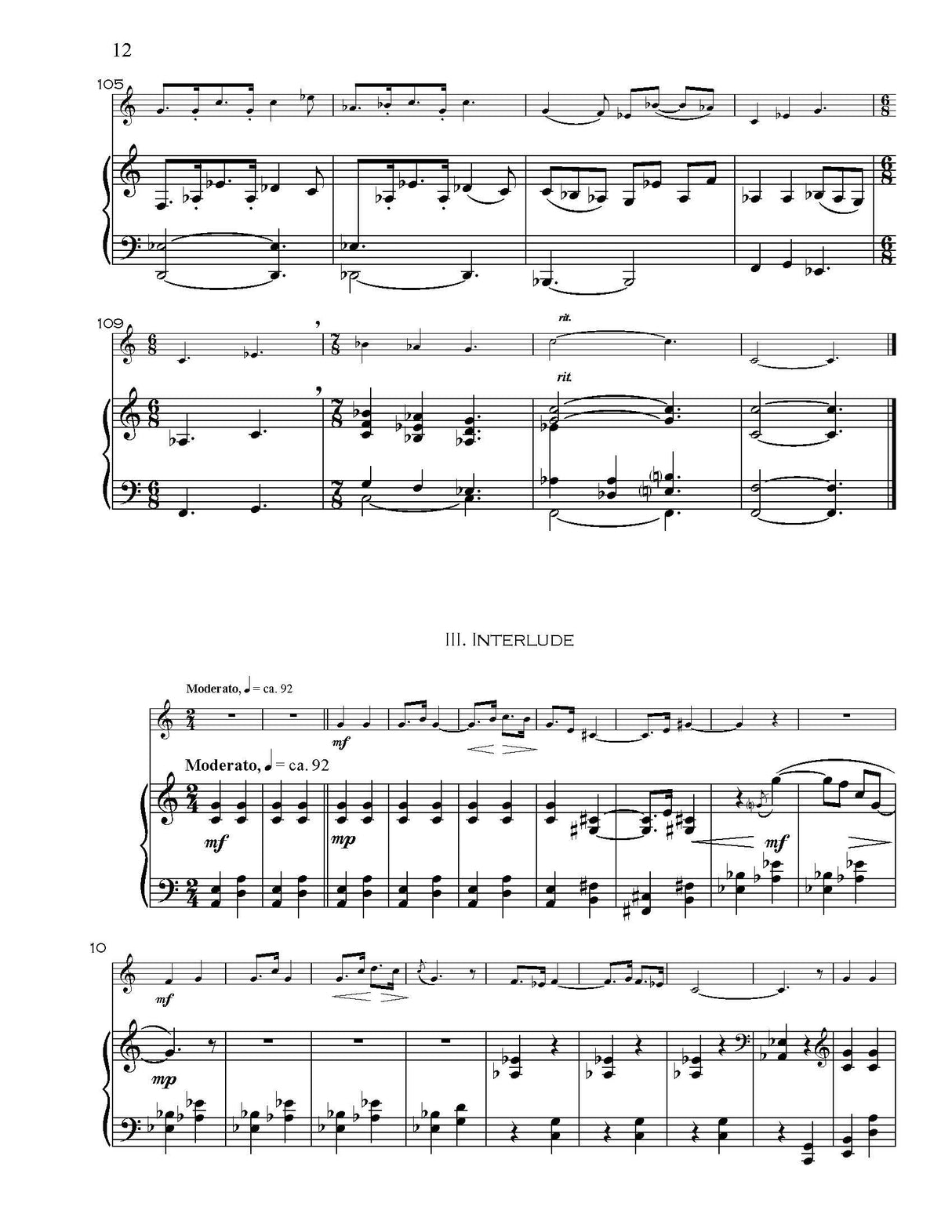 Griebling: Suite for Horn & Piano