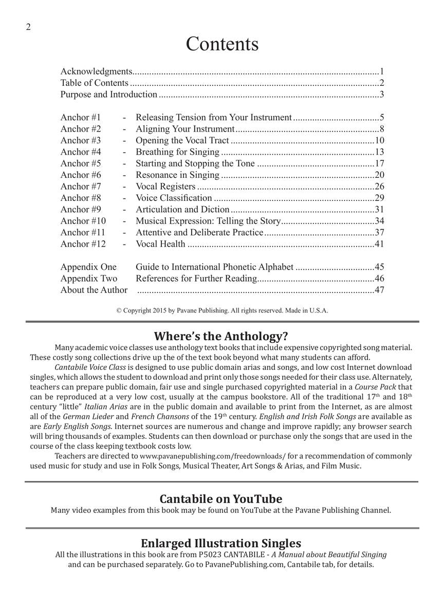 Cantabile Voice Class