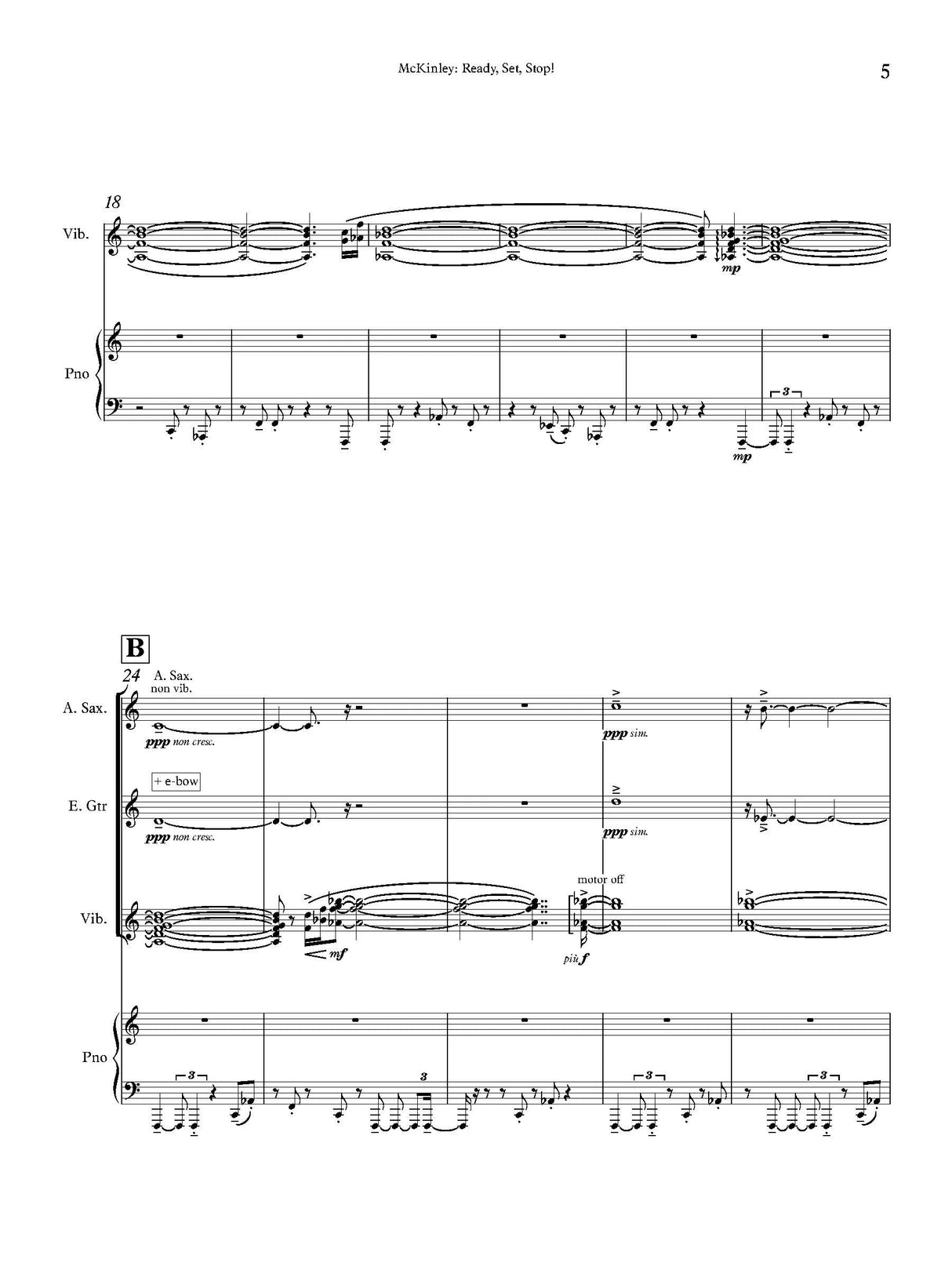 E.M. McKinley: Ready, Set, Stop!