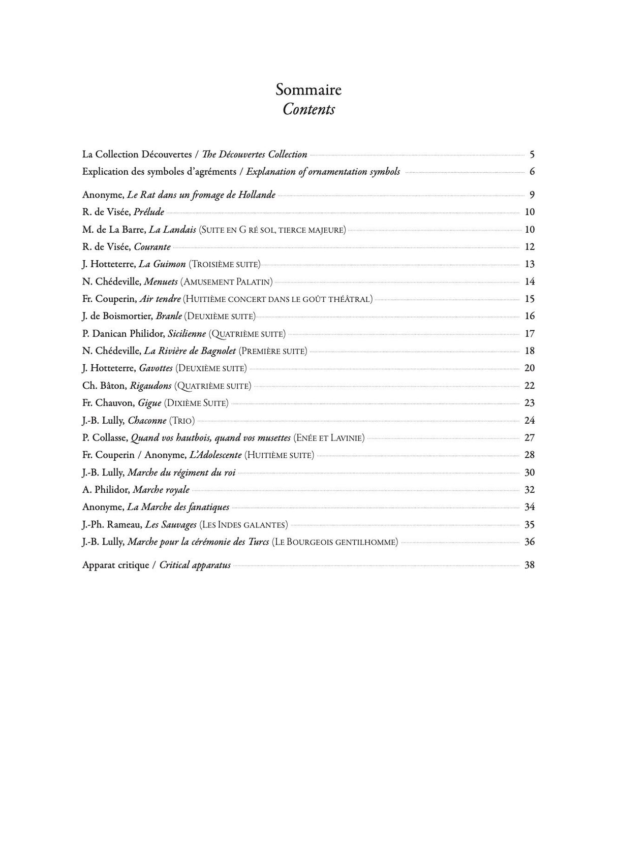 Anthology of French Baroque Music - Oboe - Volume 2