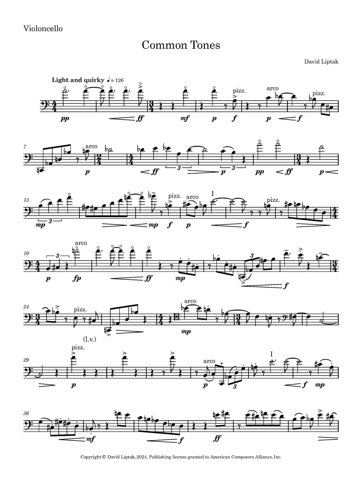 Liptak: Common Tones