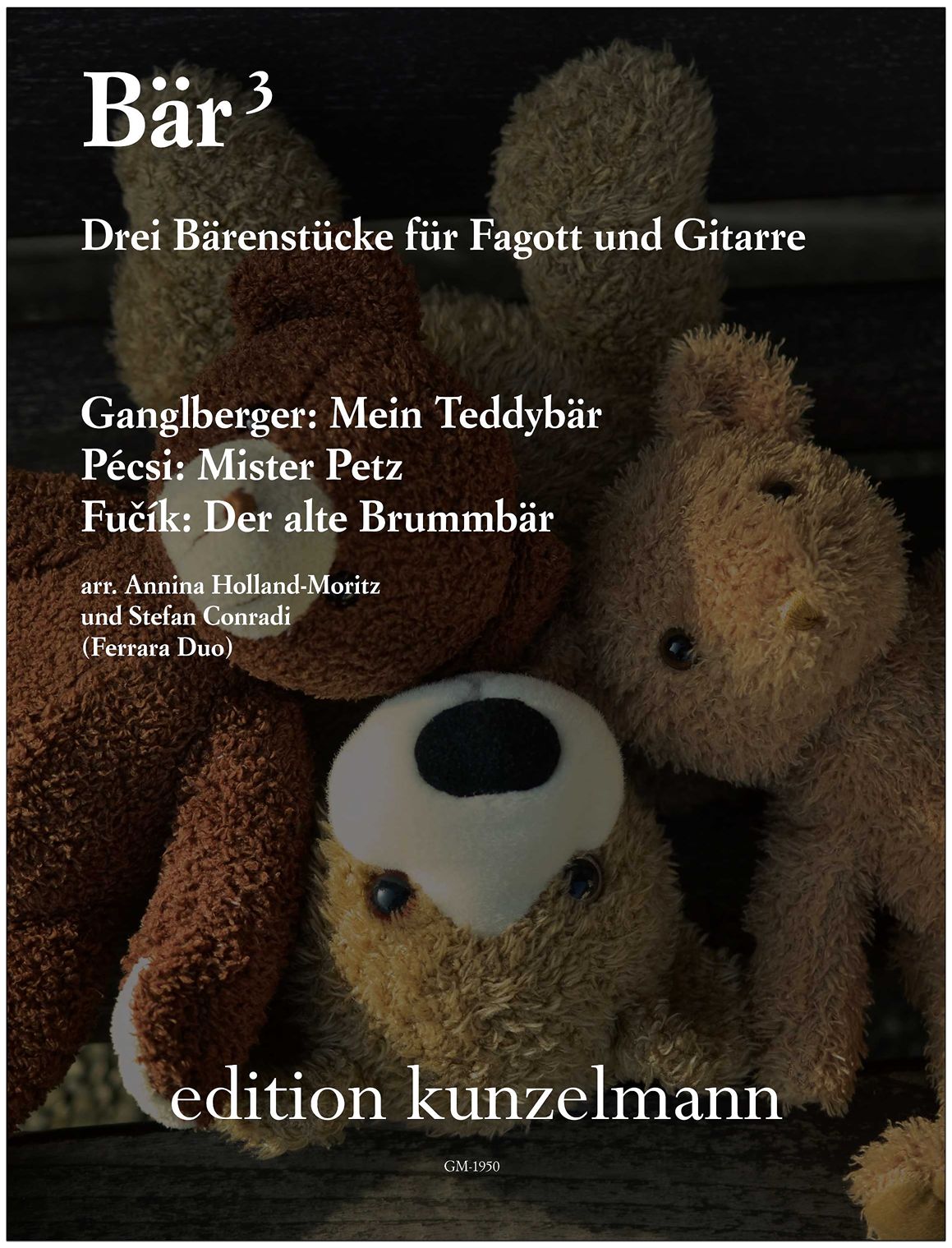 3 Bear Pieces (arr. for bassoon and guitar)