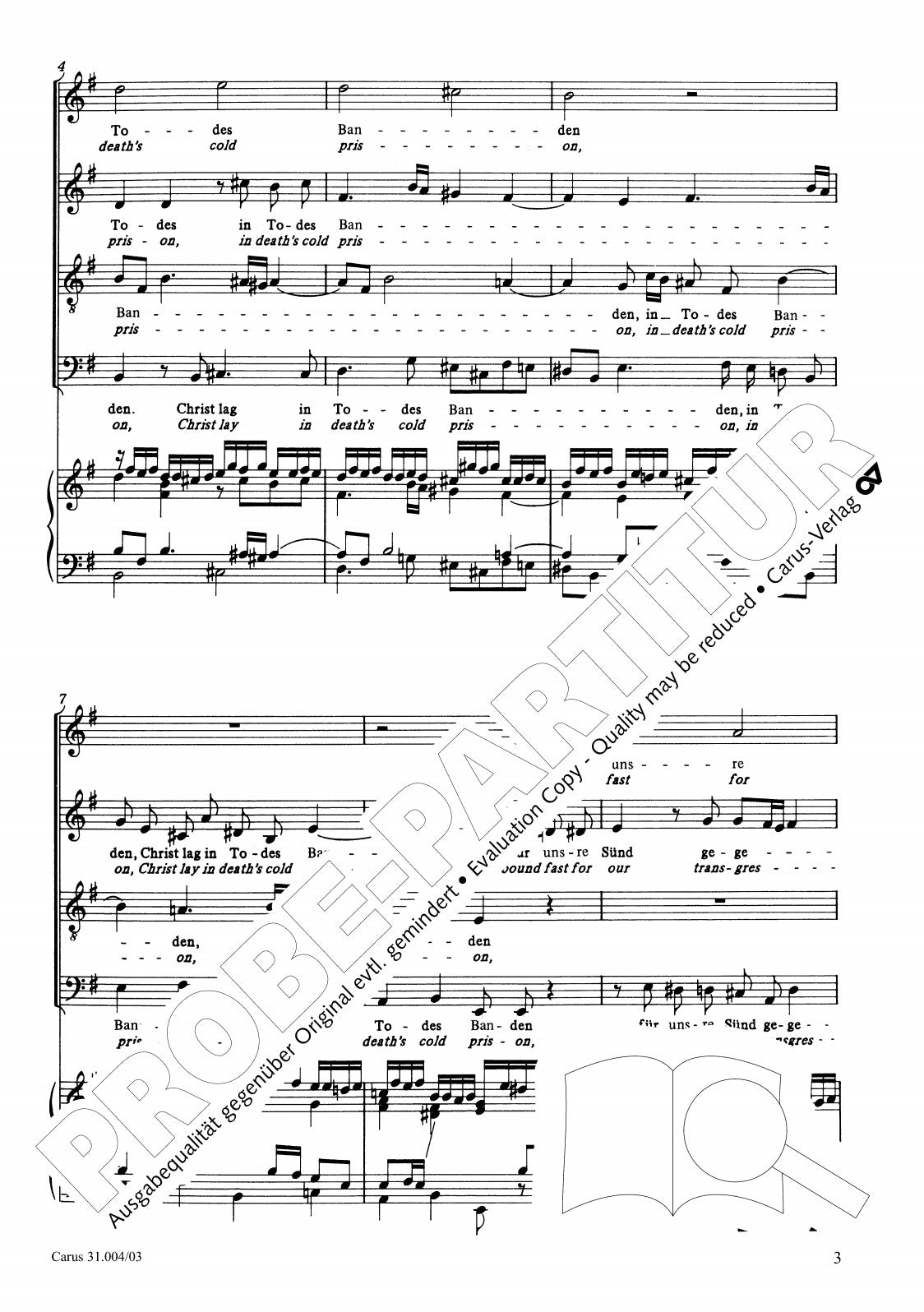 Bach: Christ lag in Todes Banden, BWV 4