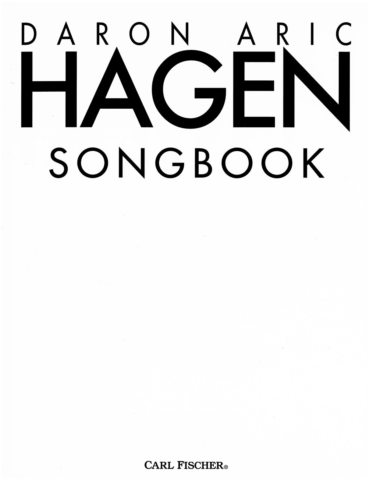 Hagen: Songbook