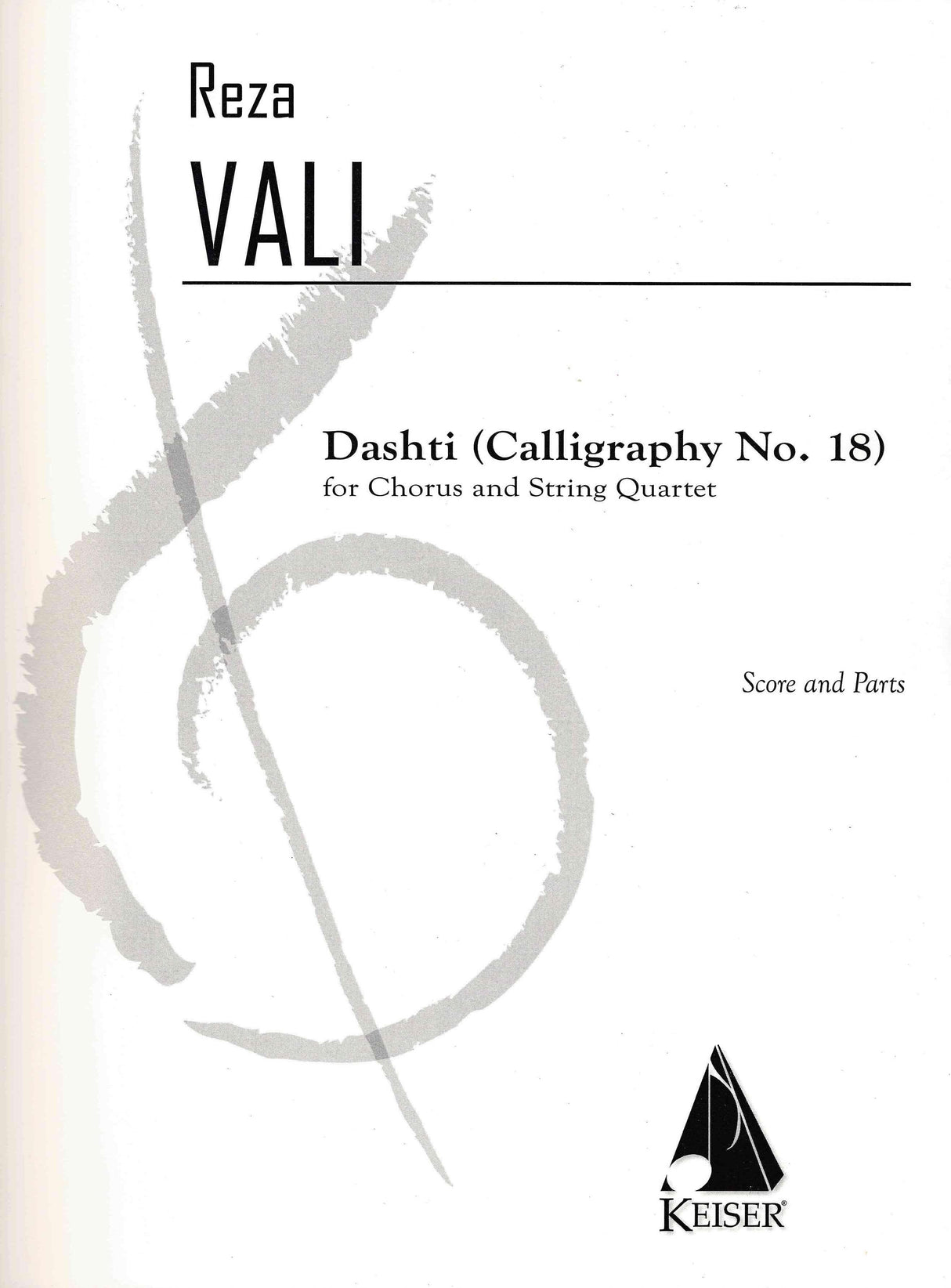 Vali: Dashti (Version for Choir & String Quartet)