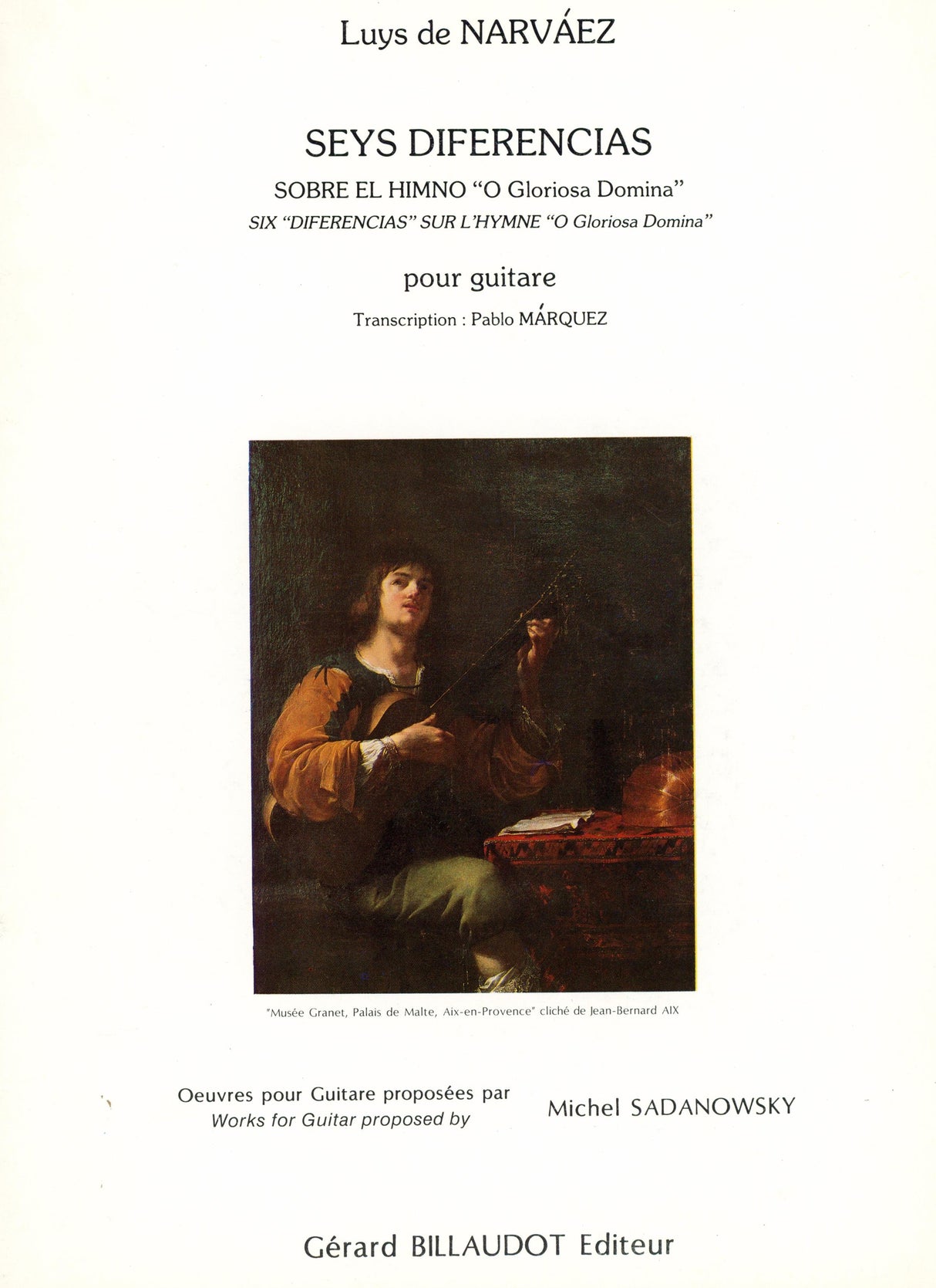 Narváez: 6 Diferencias on "O Gloriosa Domina" (arr. for guitar)
