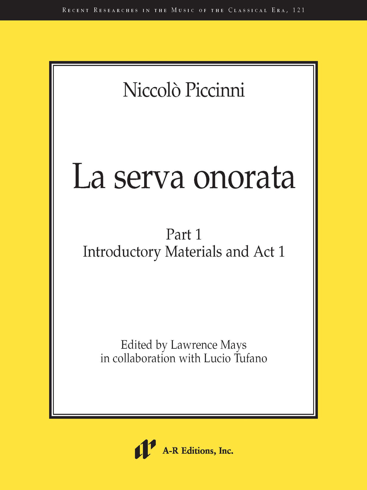 Piccinni: La serva onorata