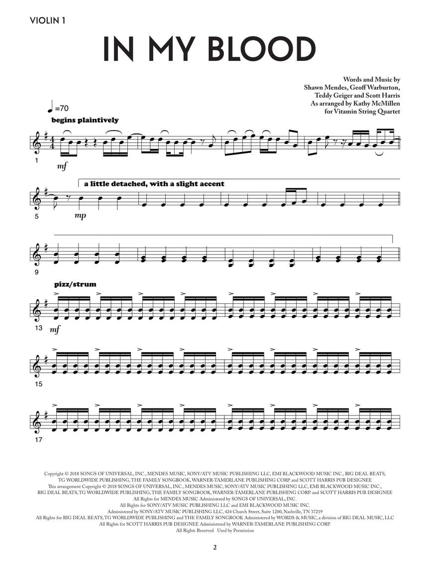 Shawn Mendes: In My Blood (arr. for string quartet)