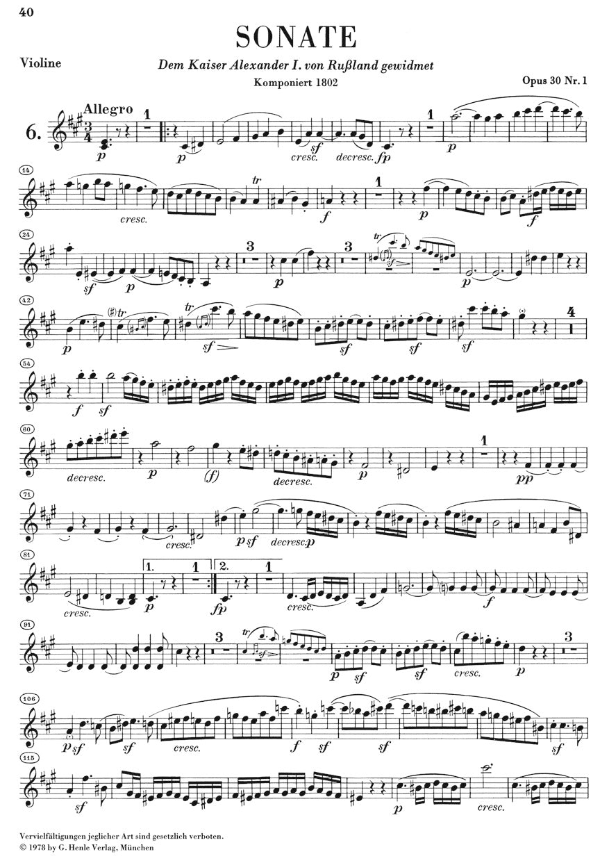 Beethoven: Violin Sonatas - Volume II