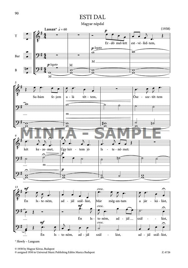 Kodály: Choral Works
