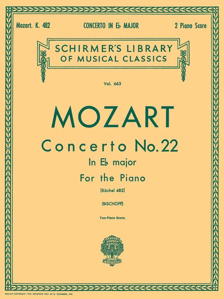 Mozart: Piano Concerto No. 22 in E-flat Major, K. 482