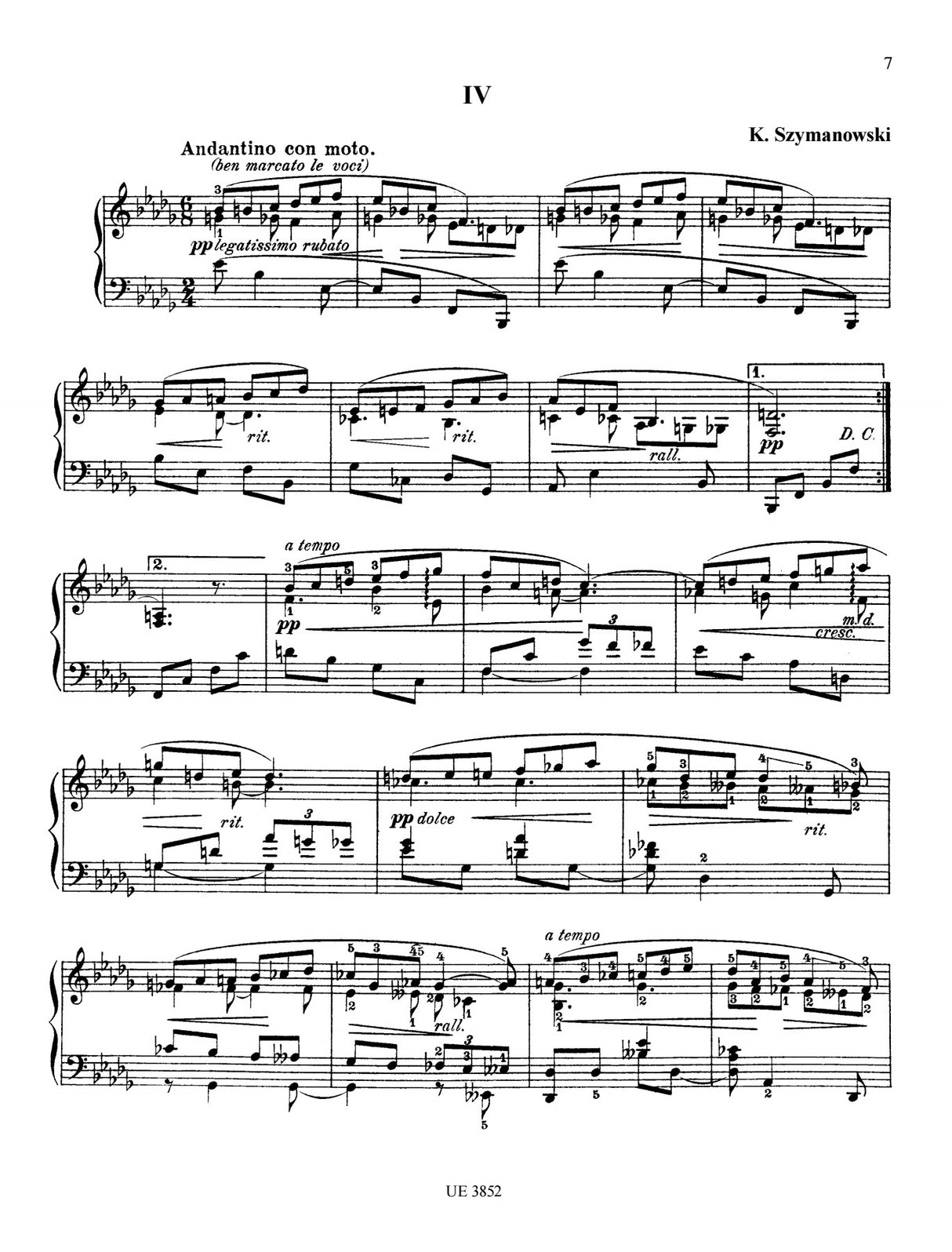 Szymanowski: 9 Preludes, Op. 1