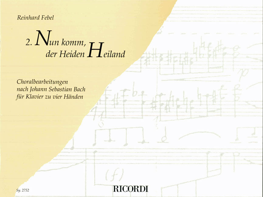 Bach-Febel: Nun komm, der Heiden Heiland (arr. for piano 4-hands)