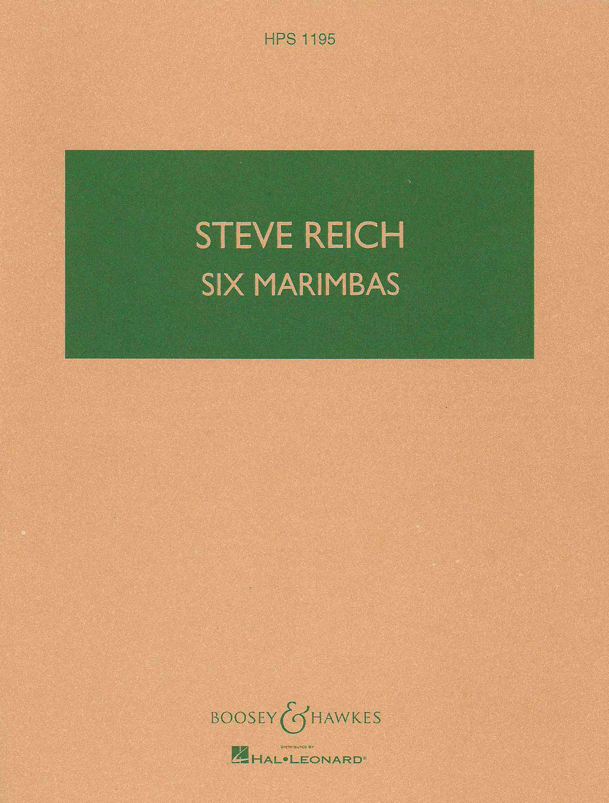 Reich: Six Marimbas