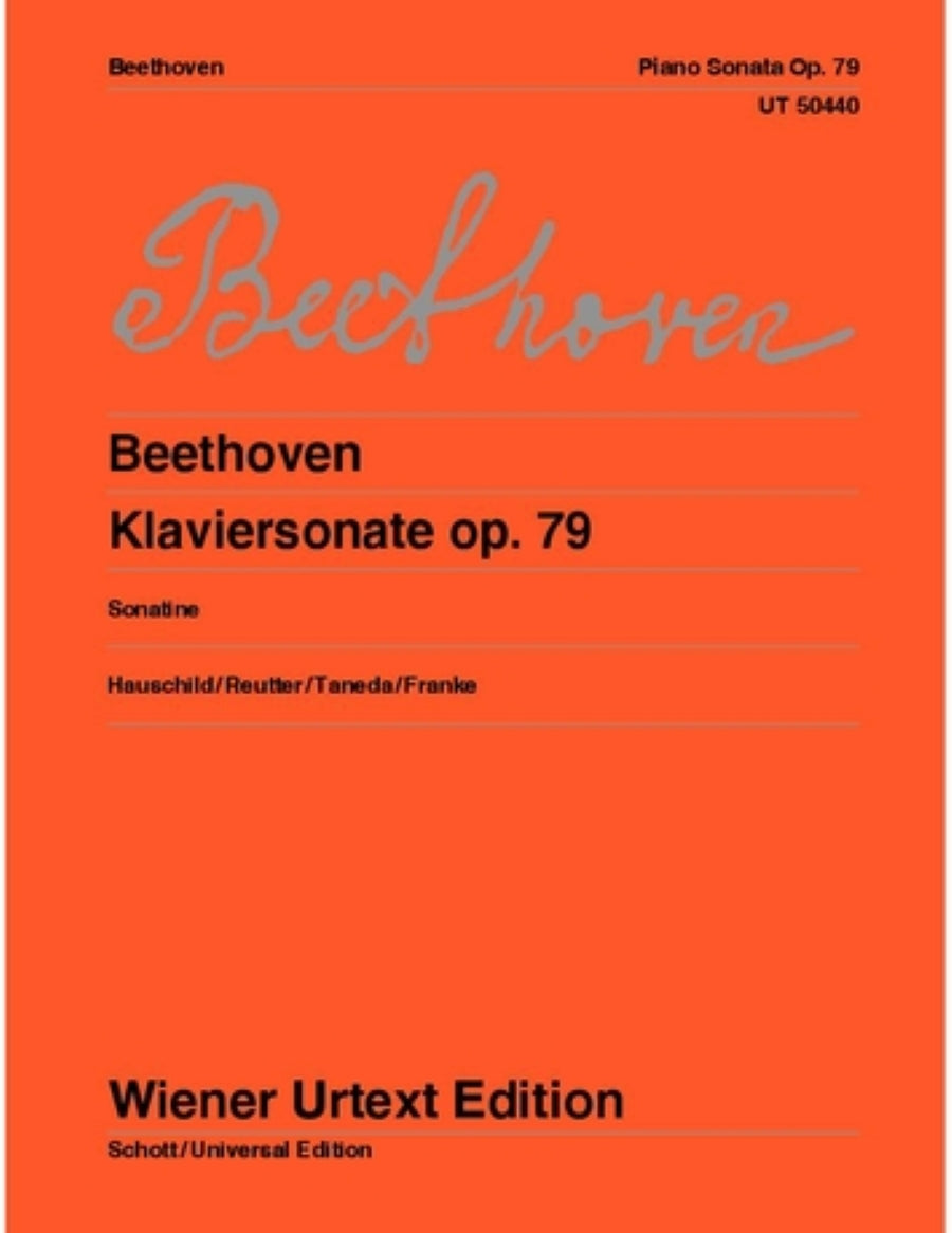 Beethoven: Piano Sonata No. 25 in G Major, Op. 79