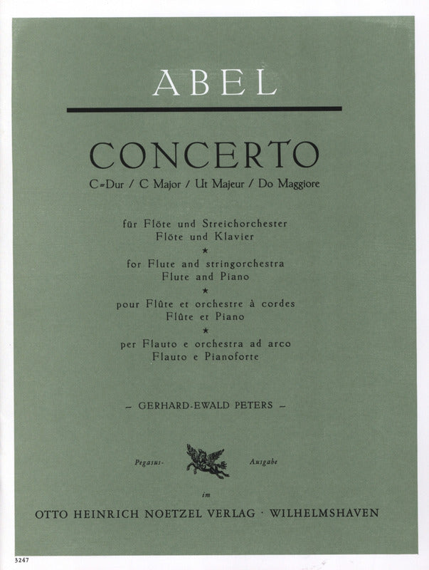 Abel: Flute Concerto in C Major, Op. 6, No. 6