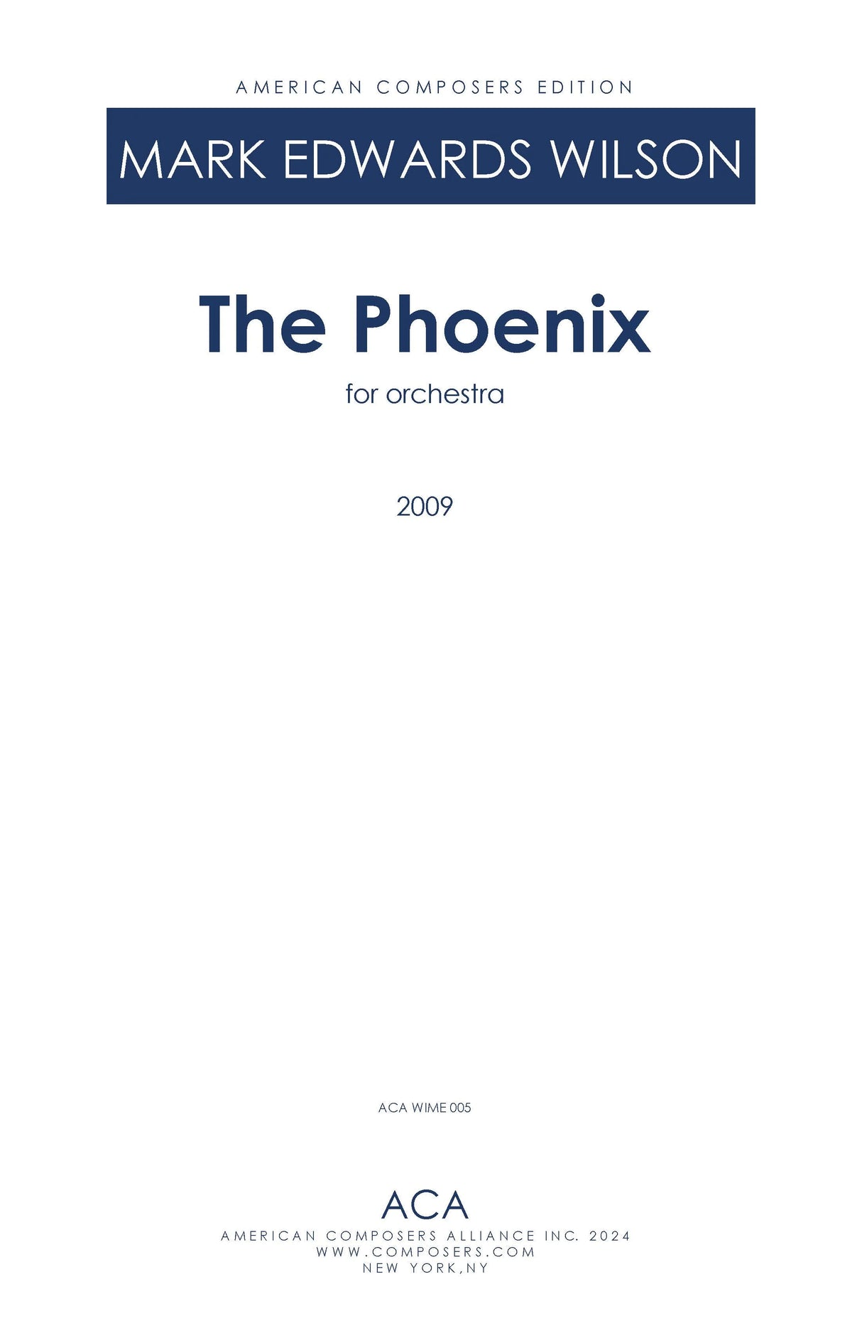 Wilson: The Phoenix