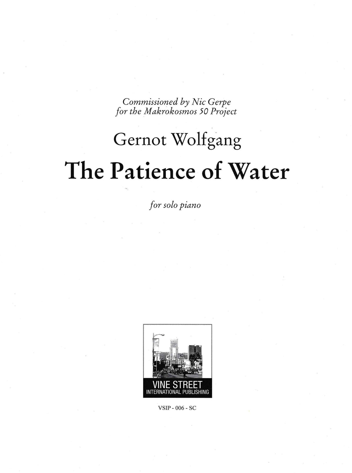 Wolfgang: Patience of Water