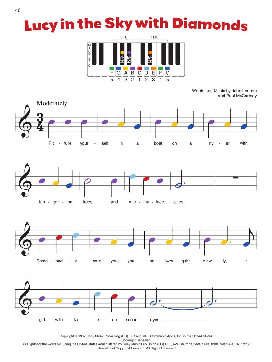 Piano-by-Color: The Beatles