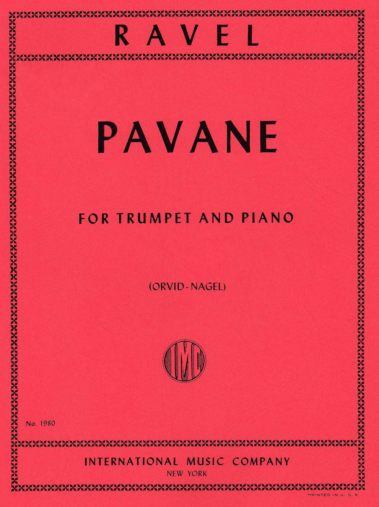 Ravel: Pavane (arr. for trumpet & piano)