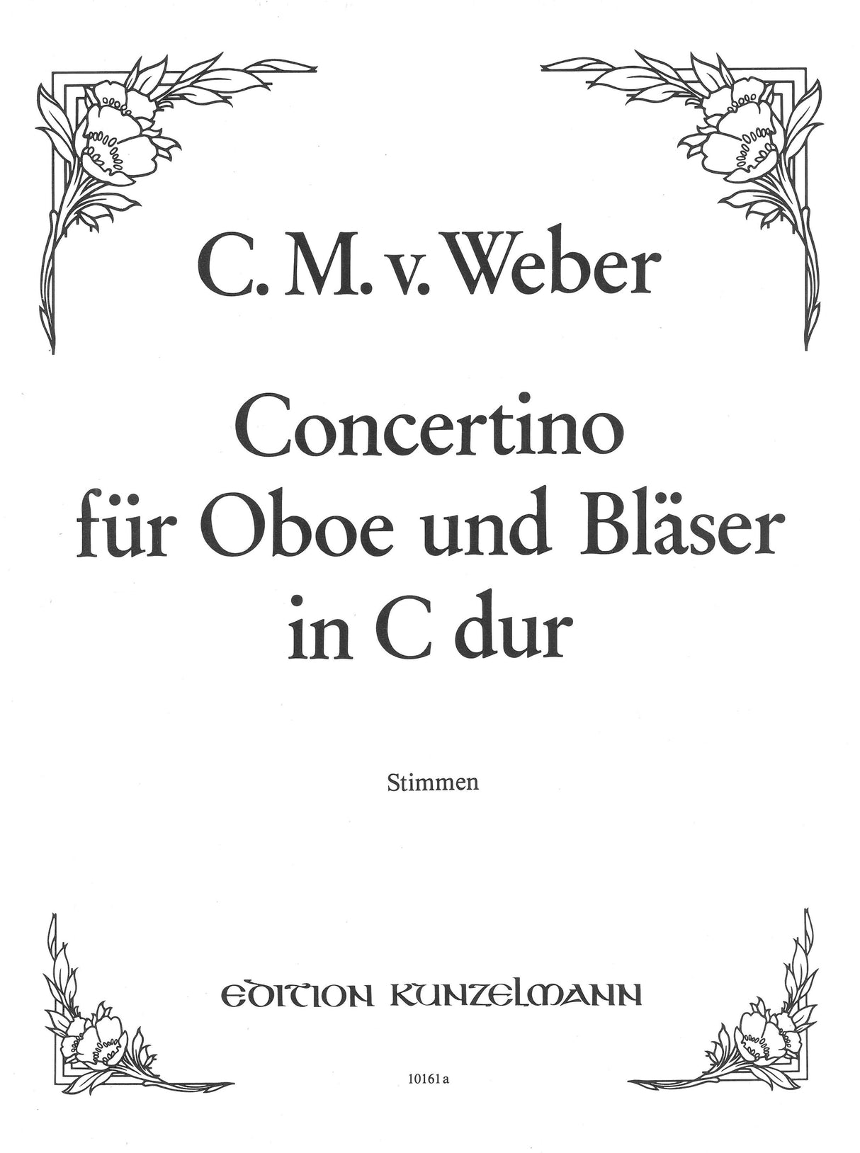 Weber: Concertino in C Major for Oboe and Winds