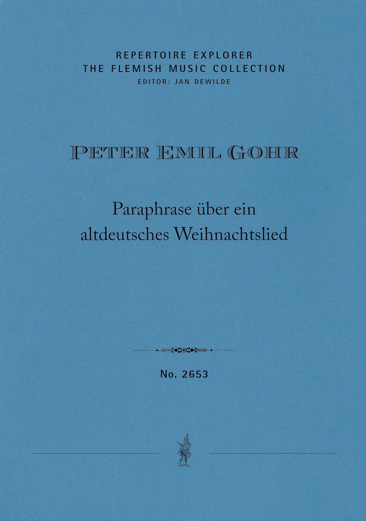 Gohr: Paraphrase über ein altdeutsches Weihnachtslied