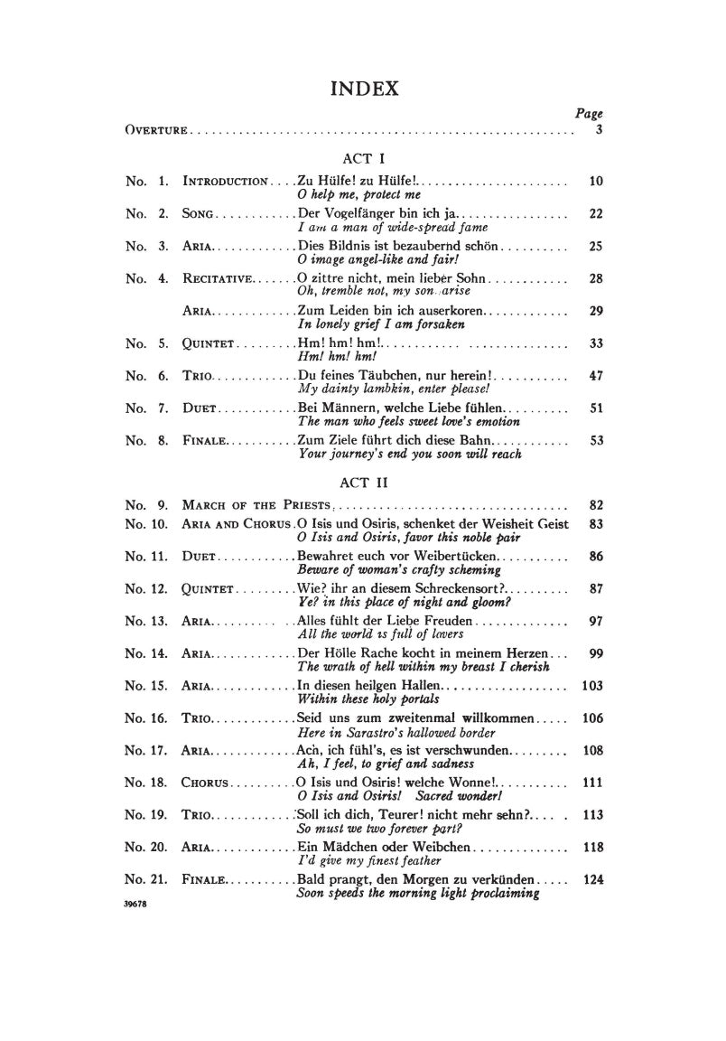 Mozart: The Magic Flute (Die Zauberflöte)