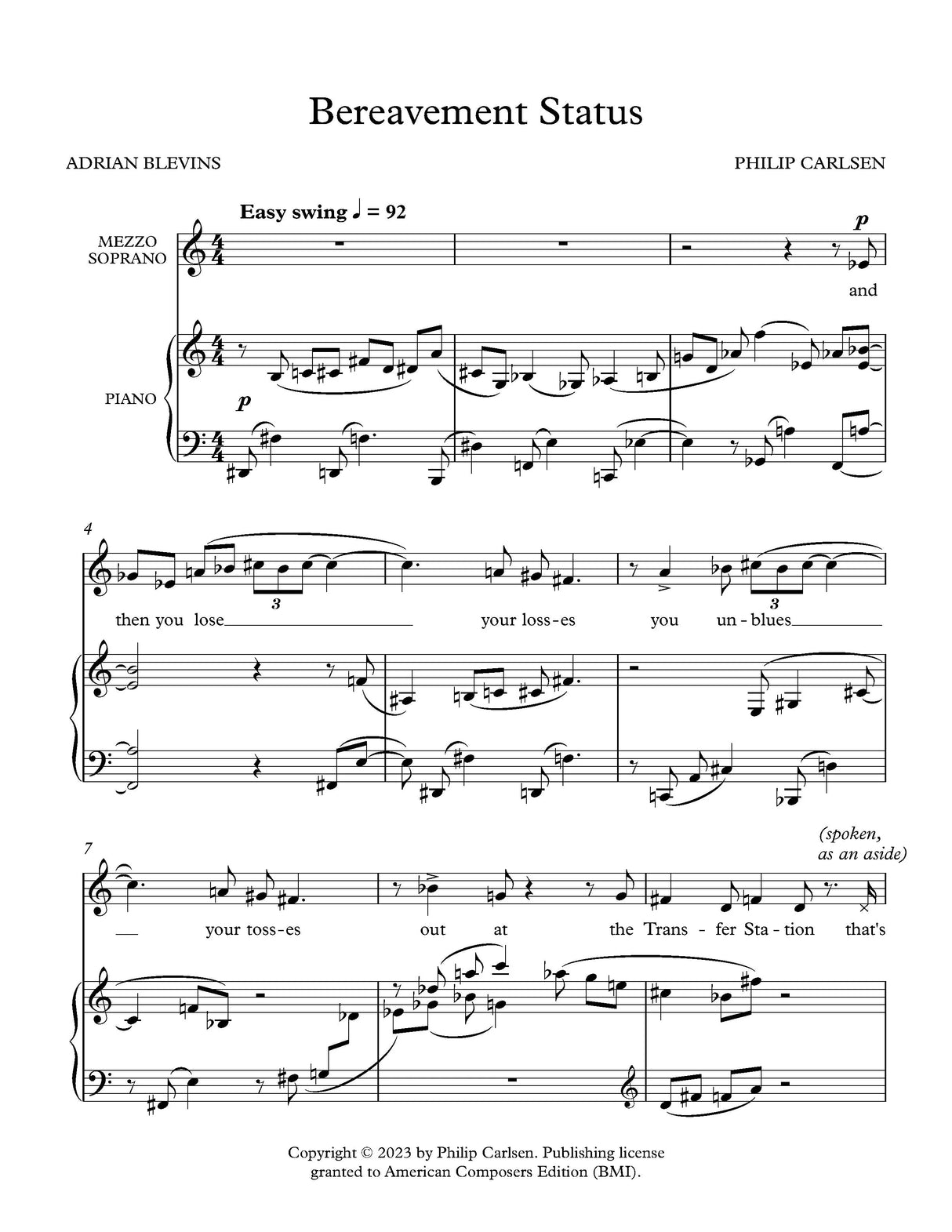 Carlsen: Bereavement Status