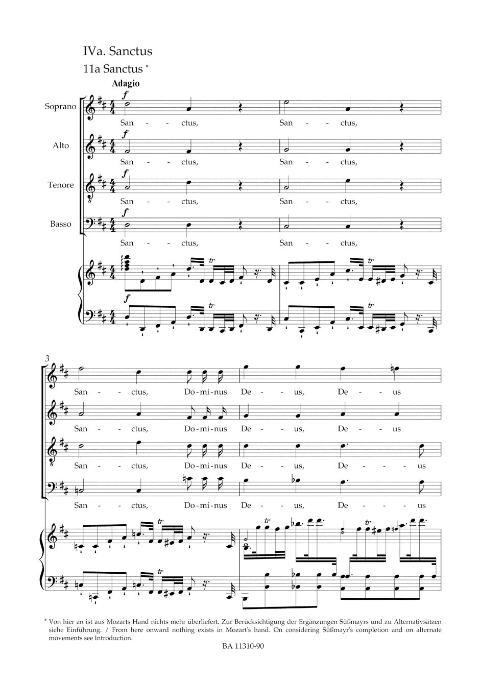 Mozart: Requiem, K. 626 (completed by Ostrzyga)