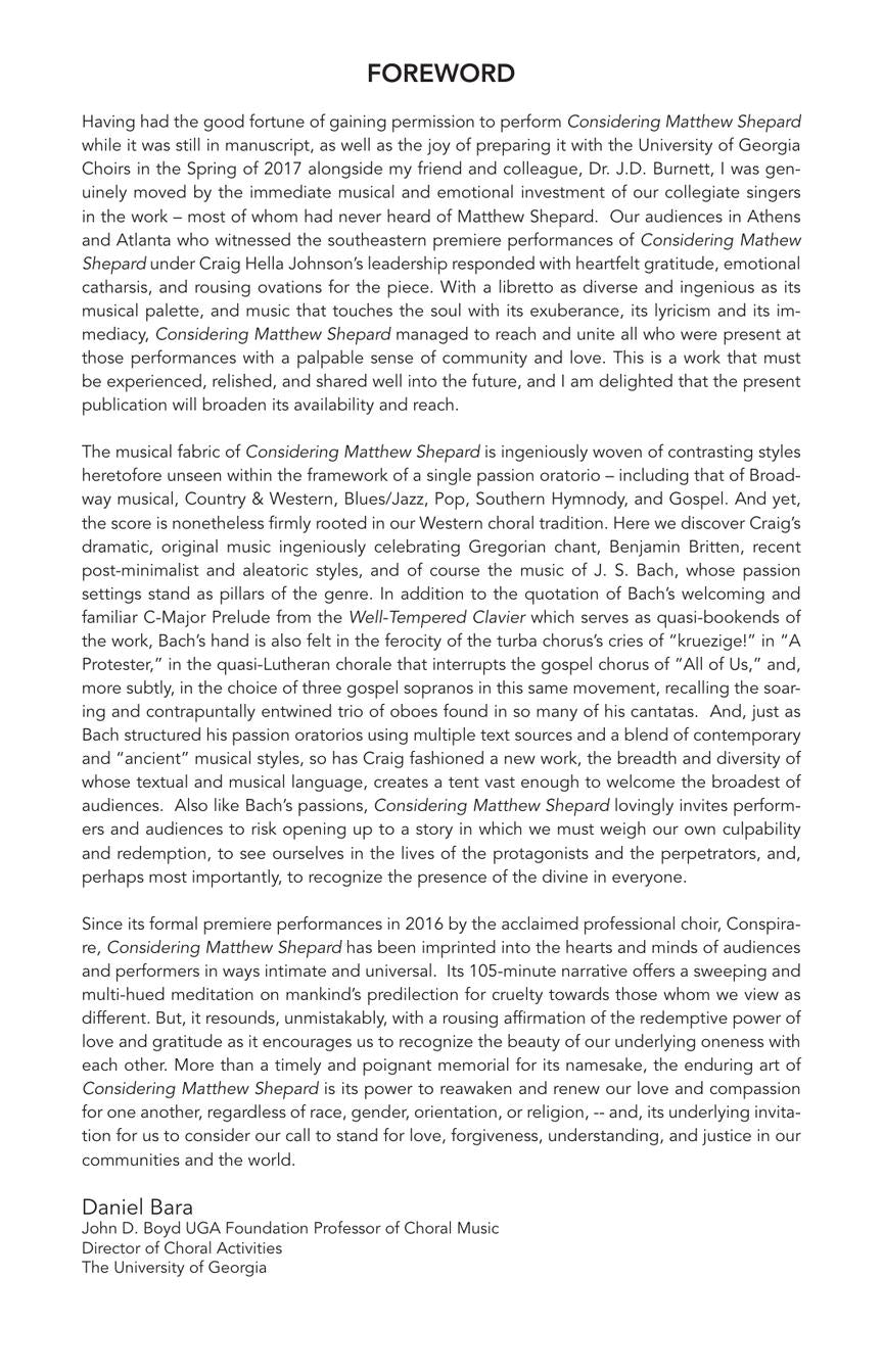 Johnson: Considering Matthew Shepard