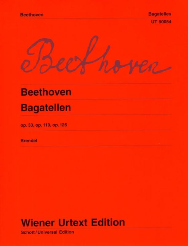 Beethoven: Bagatelles, Opp. 33, 119, 126