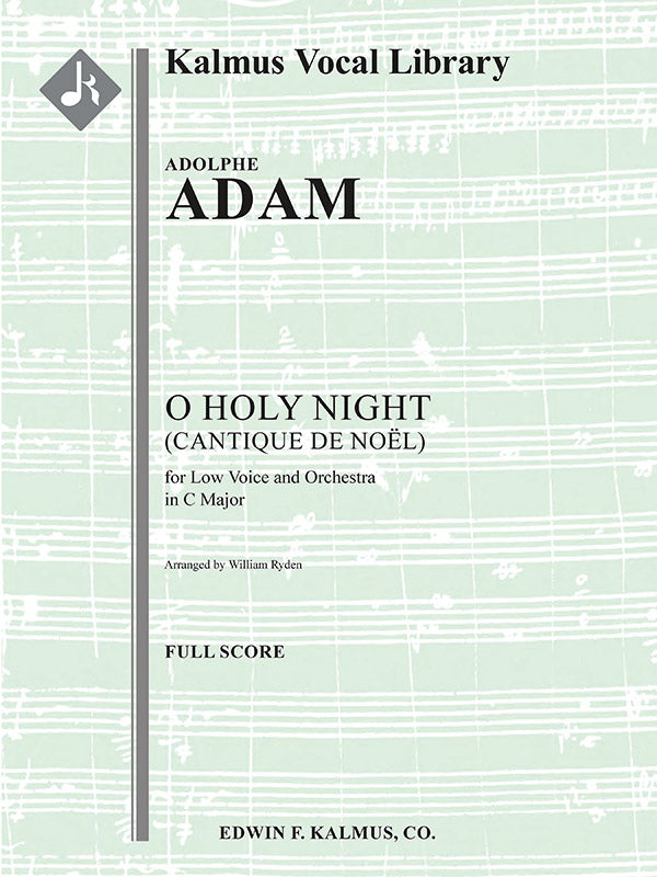 Adam: O Holy Night (arr. for low voice & orchestra)