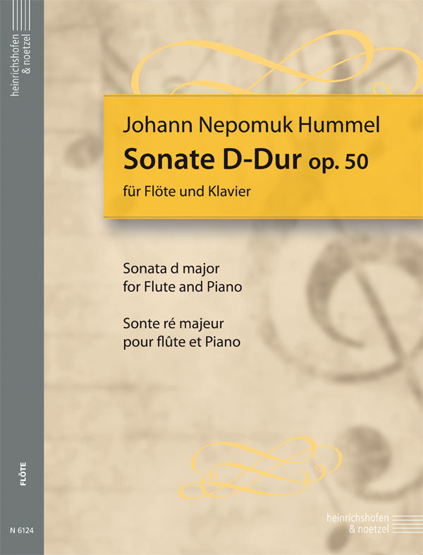 Hummel: Flute Sonata in D Major, Op. 50