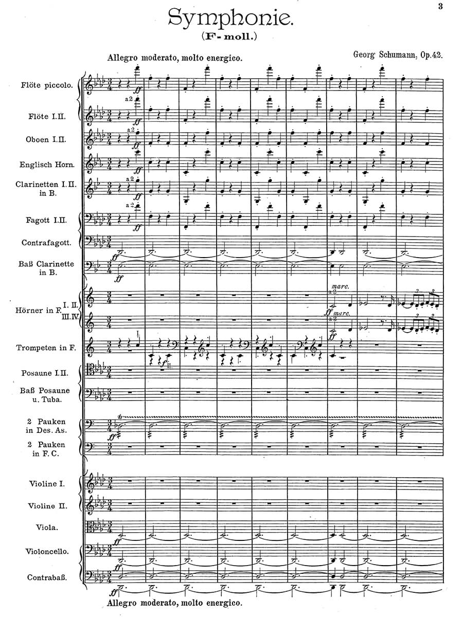 G. Schumann: Symphony No. 2 in F Minor, Op. 42