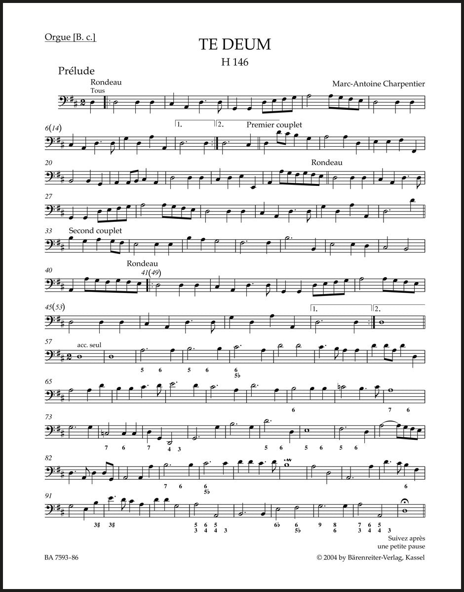 Charpentier: Te Deum, H 146