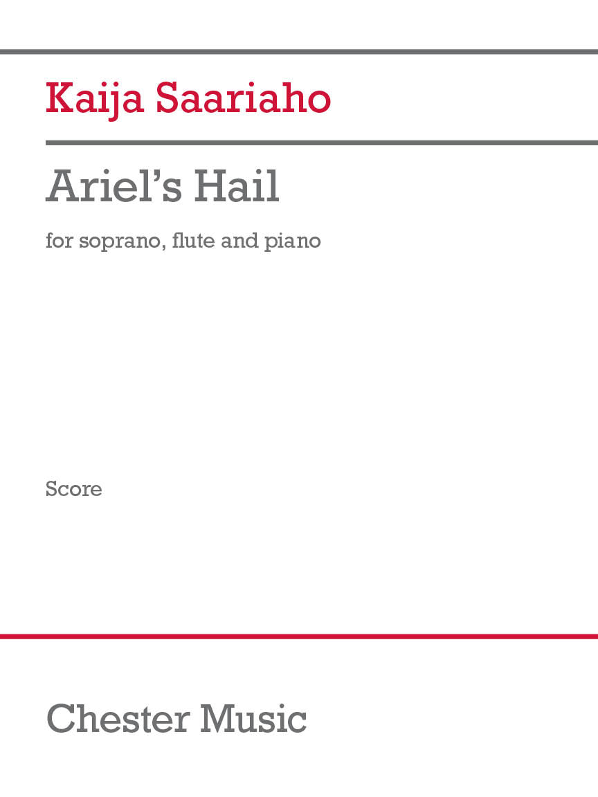 Saariaho: Ariel's Hail (Version for Soprano, Flute, & Piano)